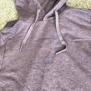 Gymshark Crossback Hoodie - Purple Wash Marl
